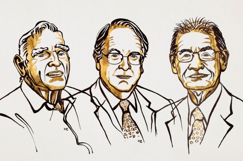 Ba nhà khoa học được vinh danh giải Nobel Hóa học năm 2019 - Ảnh: Nobel Media