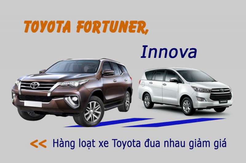 Hàng loạt xe Toyota 'hot' giảm giá bán cạnh tranh cuối năm (Ảnh: Internet)