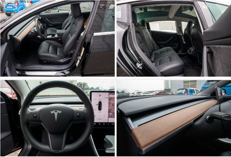 Tesla Model 3 2020 có khoang nội thất tối giản
