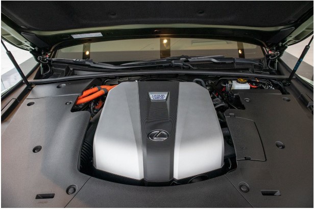 Động cơ xăng kết hợp Hybrid trên Lexus LS500h 2020