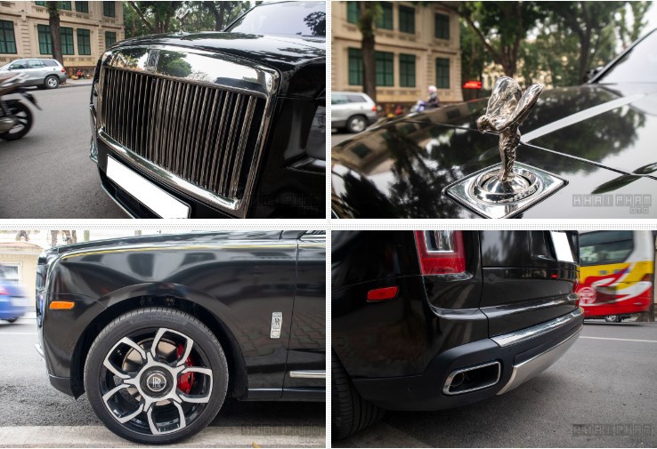 Những chi tiết của bản Black Badge trên xe Rolls-Royce Cullinan