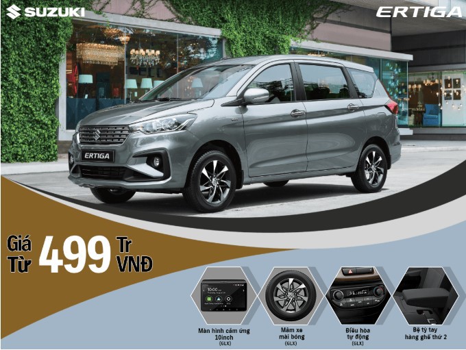 Suzuki Ertiga 2020 tăng giá nhẹ bản cao cấp