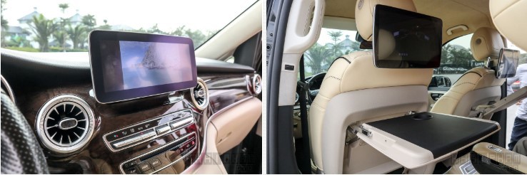 Ghế ngồi xe Mercedes-Benz V 250 độ Maybach là trải nghiệm khác biệt.