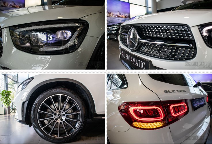 Mercedes-Benz GLC 300 4Matic 2020 là phiên bản đắt tiền nhất.