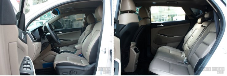 Hyundai Tucson 2020 với 5 ghế truyền thống - Ảnh Khải Phạm.
