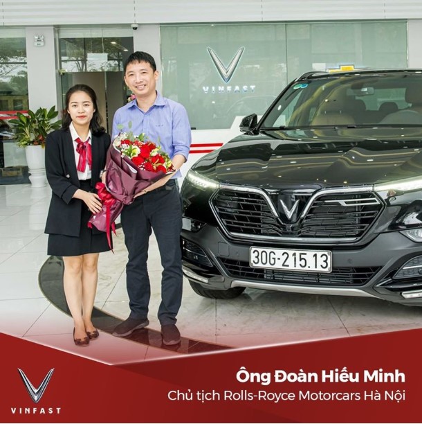 Ông chủ Rolls-Royce Việt Nam nhận xe VinFast LUX SA2.0.