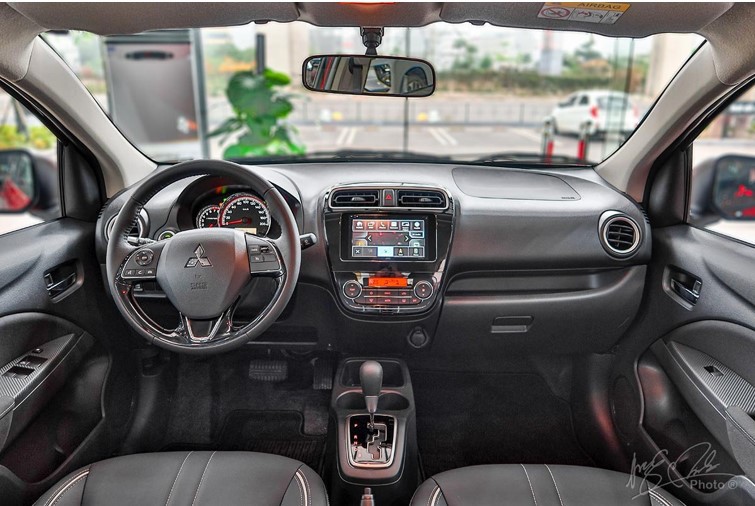 Nội thất của Mitsubishi Attrage 2020 được tập trung vào các nâng cấptiện ích cho người dùng.