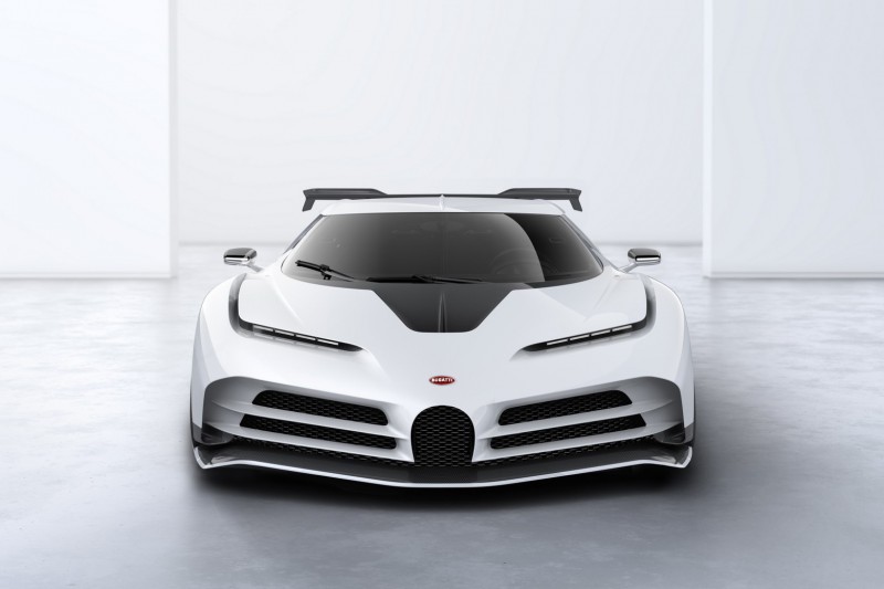 Thiết kế mặt trước của Bugatti Centodieci.