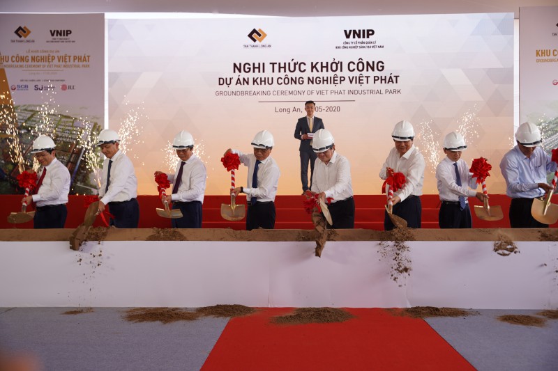 Nghi thức khởi công dự án Khu công nghiệp Việt Phát.