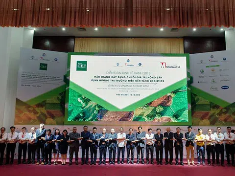 Toàn cảnh Diễn đàn kinh tế xanh Hậu Giang 2018