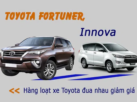 Hàng loạt xe Toyota "hot" giảm giá bán cạnh tranh cuối năm
