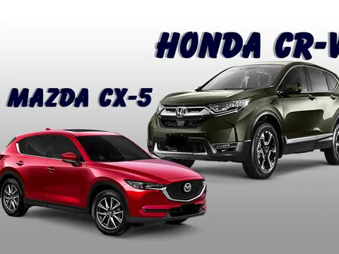Honda CR-V và con đường "vượt mặt" Mazda CX-5 trong phân khúc CUV cỡ trung
