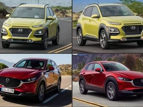So sánh điểm mạnh xe Mazda CX-3 2020 và ưu điểm xe Hyundai Kona 2020