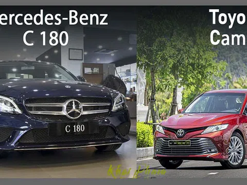 Chọn Mercedes-Benz C 180 2020 hay Toyota Camry 2020: Hơn 1,5 tỷ đồng và sự chấp chới giữa xe sang và bình dân