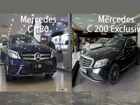 So sánh xe Mercedes-Benz C 180 và C 200 Exclusive 2020: Liệu có đáng để cố hơn 300 triệu đồng?