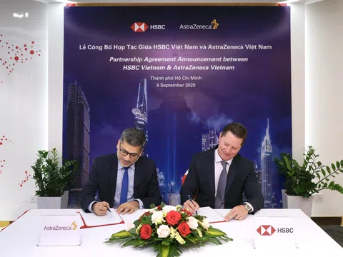 HSBC Việt Nam trở thành đối tác song phương của hãng dược AstraZeneca