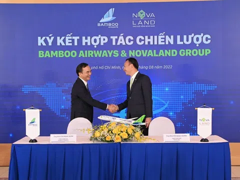 Bamboo Airways và Novaland ký kết hợp tác chiến lược gia tăng thêm tệp giá trị cho khách hàng