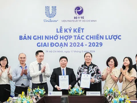 Unilever Việt Nam cùng Viện Pasteur TP Hồ Chí Minh tiếp tục ký kết hợp tác giai đoạn 2024 - 2029