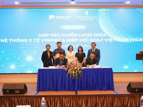 Bệnh viện Đa khoa Quốc tế Vinmec hợp tác chiến lược với Hiệp hội Golf Việt Nam