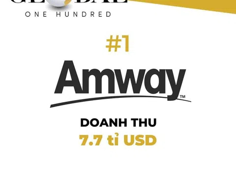 Amway 12 năm liên tiếp dẫn đầu ngành bán hàng trực tiếp thế giới