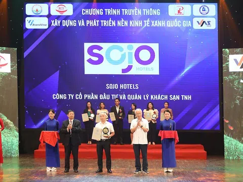 SOJO Hotels được tôn vinh nhờ chuyển đổi số vì môi trường