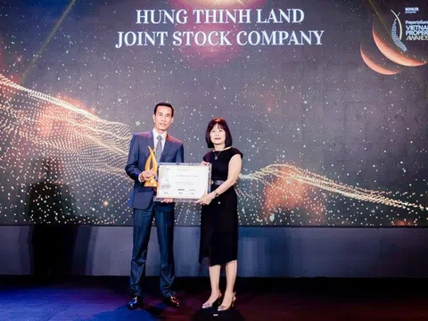 Hưng Thịnh Land nhận cú đúp giải thưởng Propertyguru Vietnam Property Awards 2021