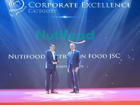 Nutifood hai năm liên tiếp được vinh danh 4 giải thưởng lớn của Châu Á