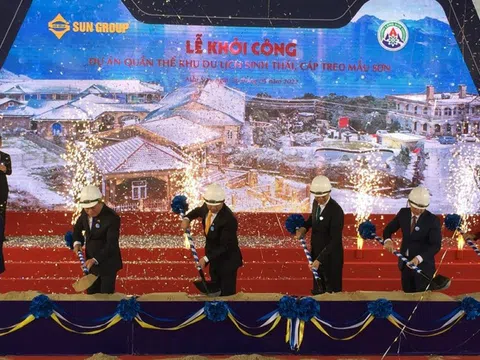 Sun Group khởi công dự án Quần thể khu du lịch sinh thái, cáp treo Mẫu Sơn