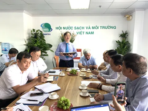 Lãnh đạo Liên hiệp Hội Việt Nam làm việc với Hội Nước sạch và Môi trường Việt Nam