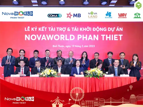 Novaland, Ngân hàng MB và các nhà thầu ký kết hợp tác tài trợ và tái khởi động NovaWorld Phan Thiet