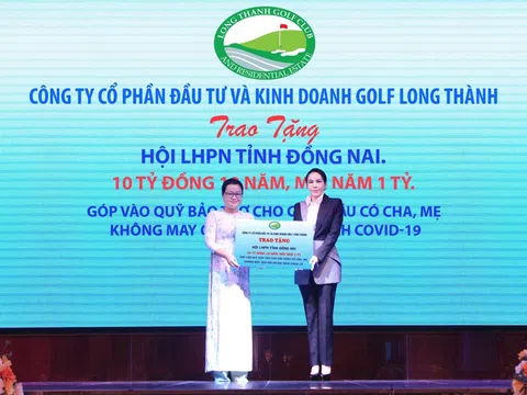 Golf Long Thành tài trợ 10 tỷ đồng cho chương trình “Mẹ đỡ đầu” tỉnh Đồng Nai