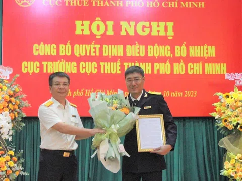 Ông Nguyễn Nam Bình giữ chức Cục trưởng Cục Thuế TP.HCM