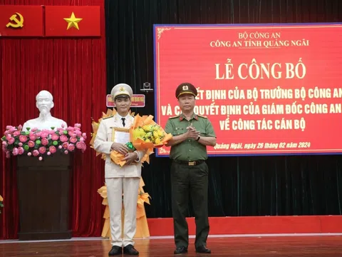 Chân dung tân Phó Giám đốc Công an tỉnh Quảng Ngãi Võ Văn Mai