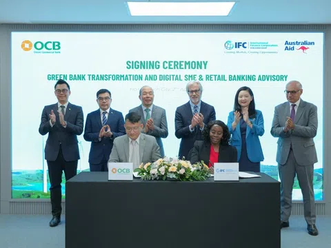 OCB và IFC ký kết thỏa thuận tư vấn chuyển đổi ngân hàng xanh và dịch vụ ngân hàng số bán lẻ, doanh nghiệp SME
