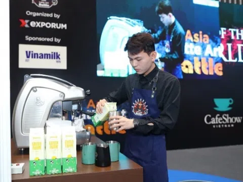 Vinamilk đồng hành cùng các Barista tại cuộc thi quốc tế Latte Art Battle