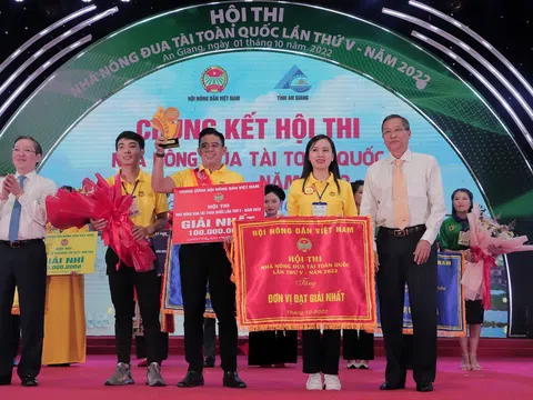 Hội thi Nhà nông đua tài toàn quốc năm 2022: An Giang đoạt giải nhất, Vĩnh Phúc giải nhì, Tuyên Quang và Quảng Nam chia nhau giải ba