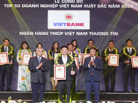Vietbank là 50 doanh nghiệp xuất sắc nhất Việt Nam năm 2022