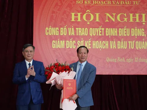 Quảng Bình: Bí thư huyện Quảng Trạch đảm nhiệm vị trí Giám đốc Sở Kế hoạch – Đầu tư
