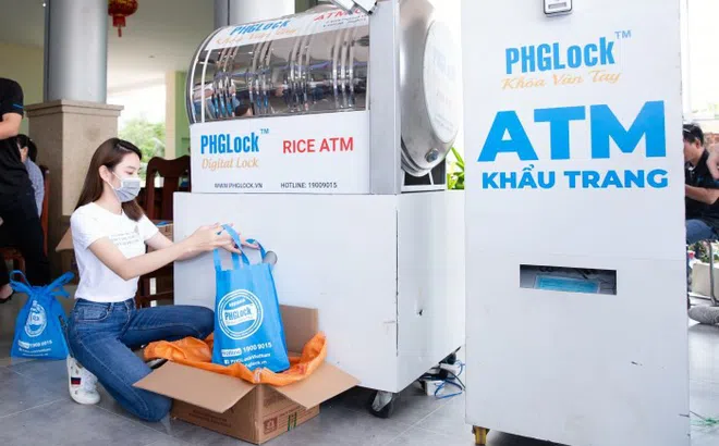Hội Doanh Nhân trẻ Việt Nam khởi động chương trình ATM gạo cho người nghèo